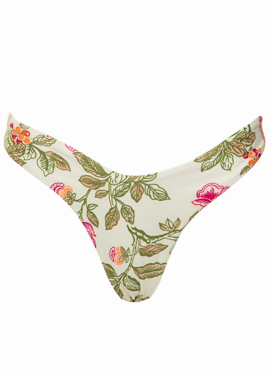 Maaji Retro Bloom Splendid Regular Rise Thin Side Bikini Bottom