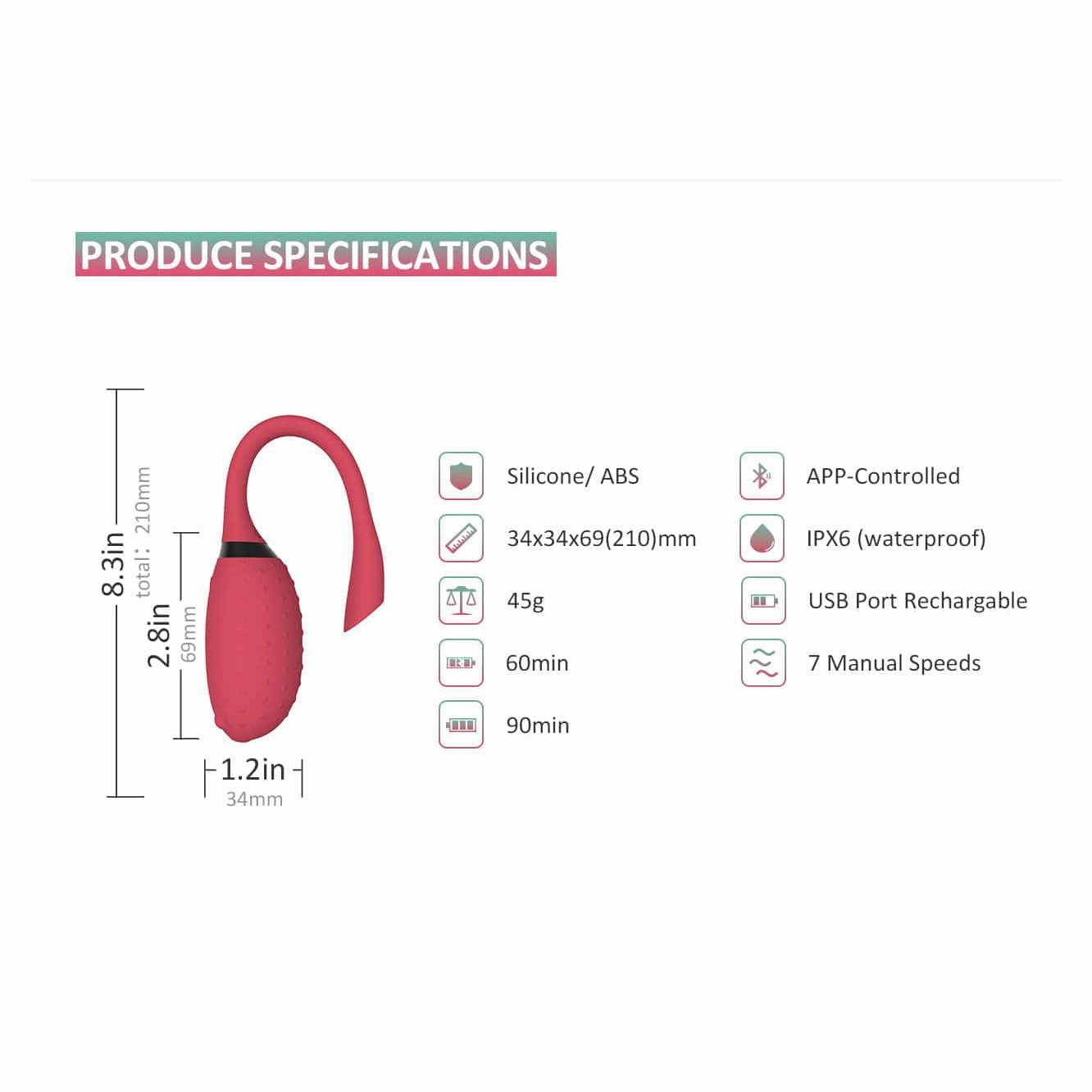 Magic Motion - Fugu App-Controlled Egg Vibrator