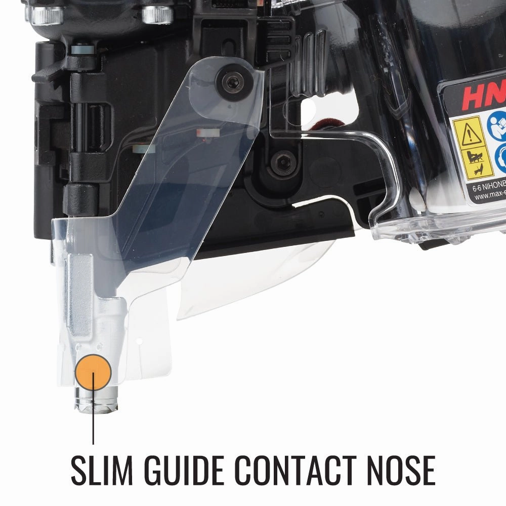 Max HN65S - PowerLite® High Pressure Decking, Sheathing & Siding Coil Nailer up to 2-1/2