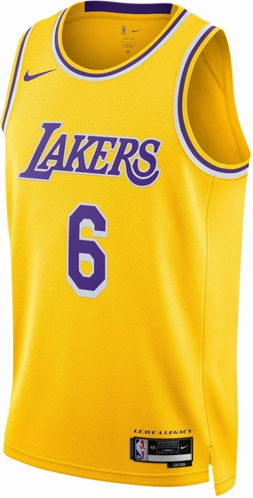 Men's NBA Los Angeles Lakers Lebron James 2022/23 Icon Edition Swingman Jersey