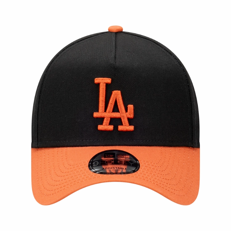 New Era Los Angeles Dodgers 9FORTY A Frame Cap - Black/Redwood