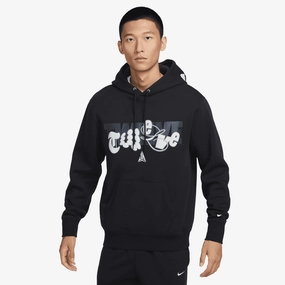 NIKE | JA MORANT JA CLUB FLEECE { BLACK/LIGHT SILVER