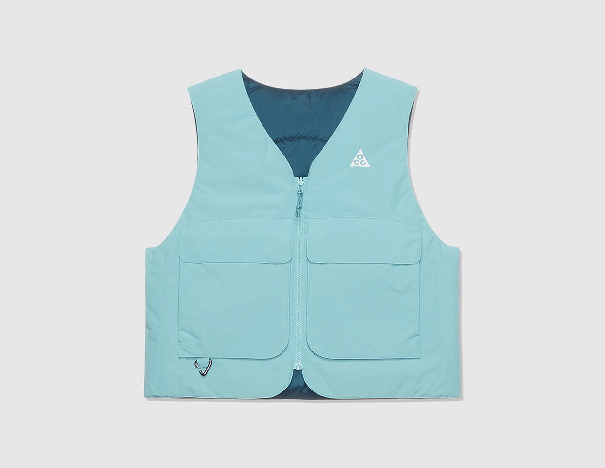 Nike ACG Skull Peak PrimaLoft Reversible Vest Denim Turquoise / Armory Navy