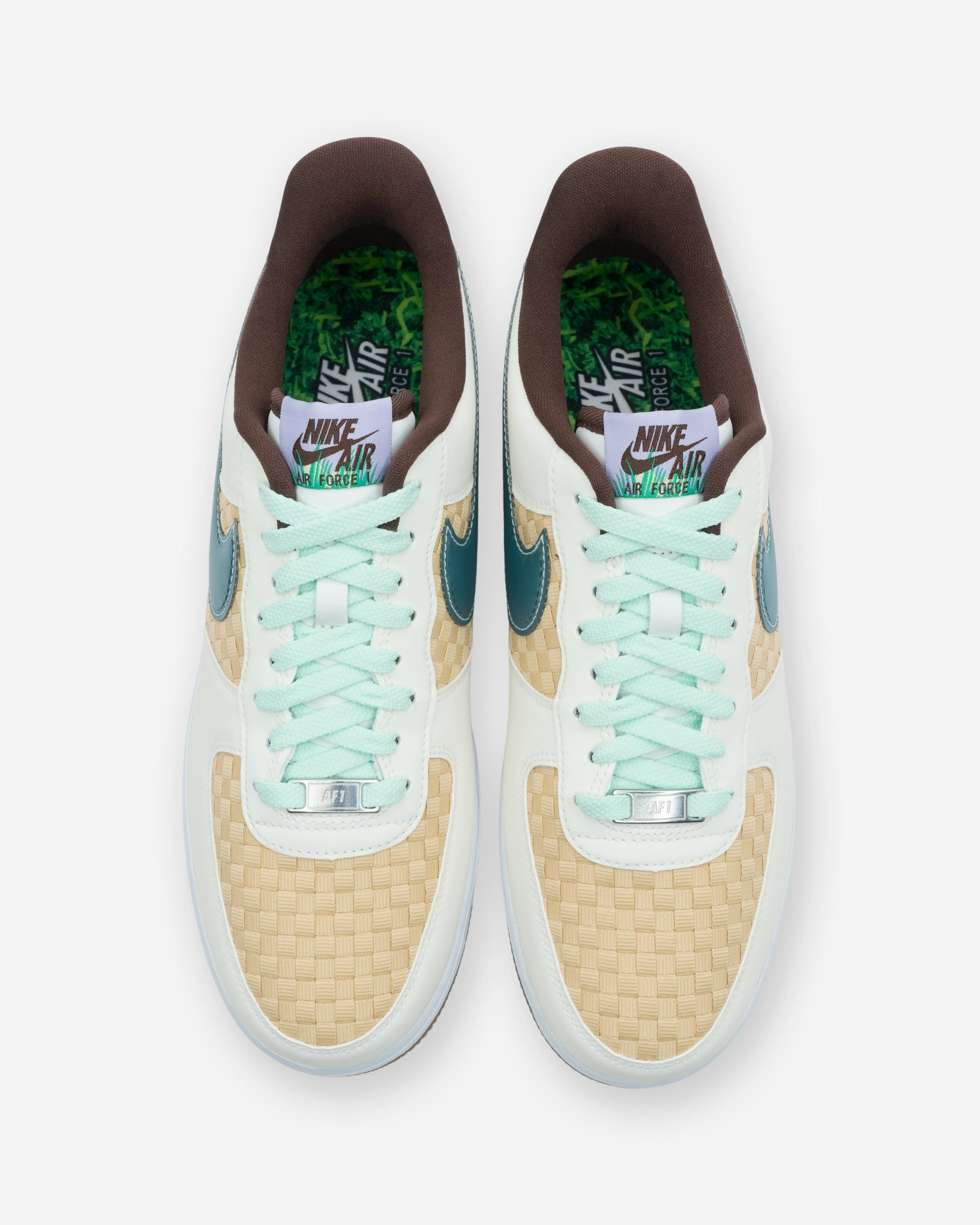 NIKE AIR FORCE 1 RETRO - SUMMITWHITE/ GLACIERBLUE