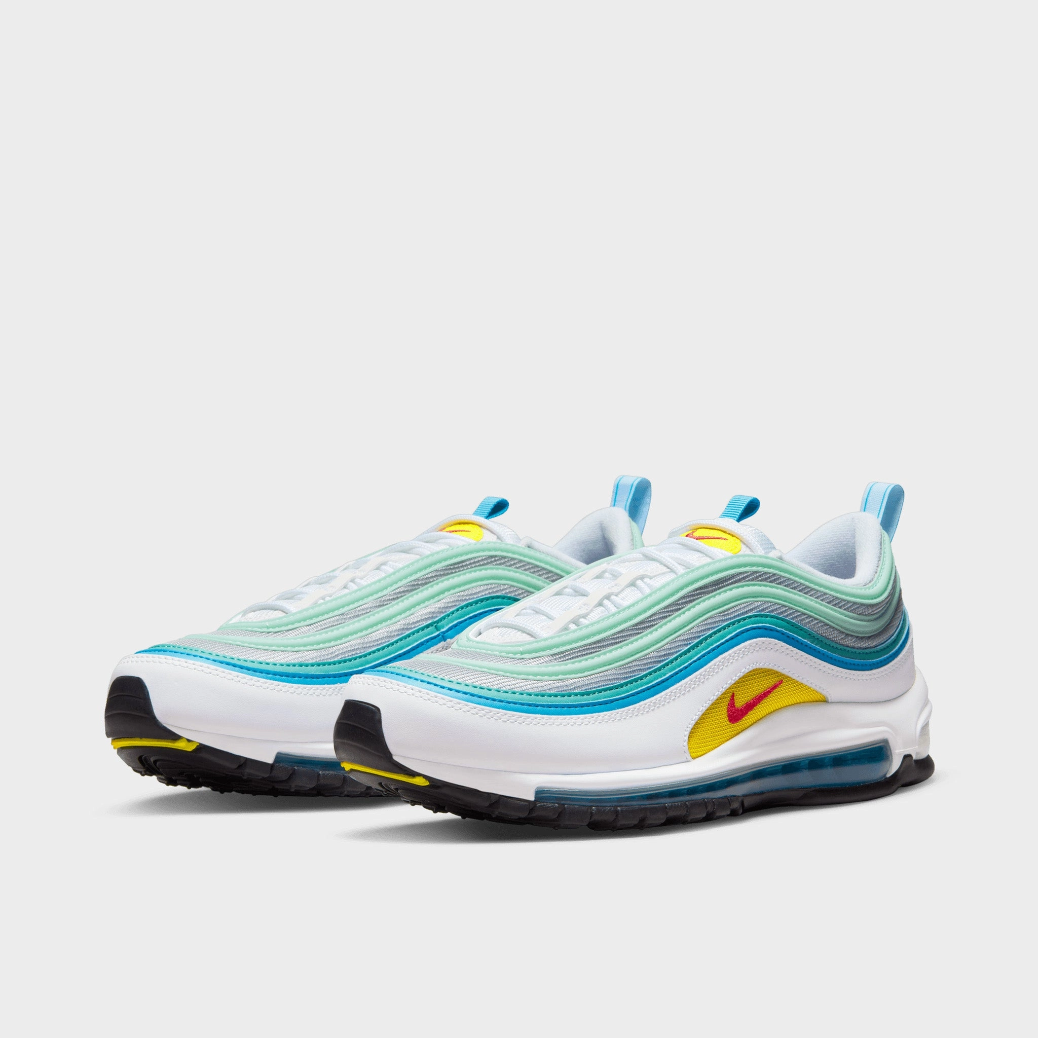 Nike Air Max 97 White / Siren Red - Laser Blue