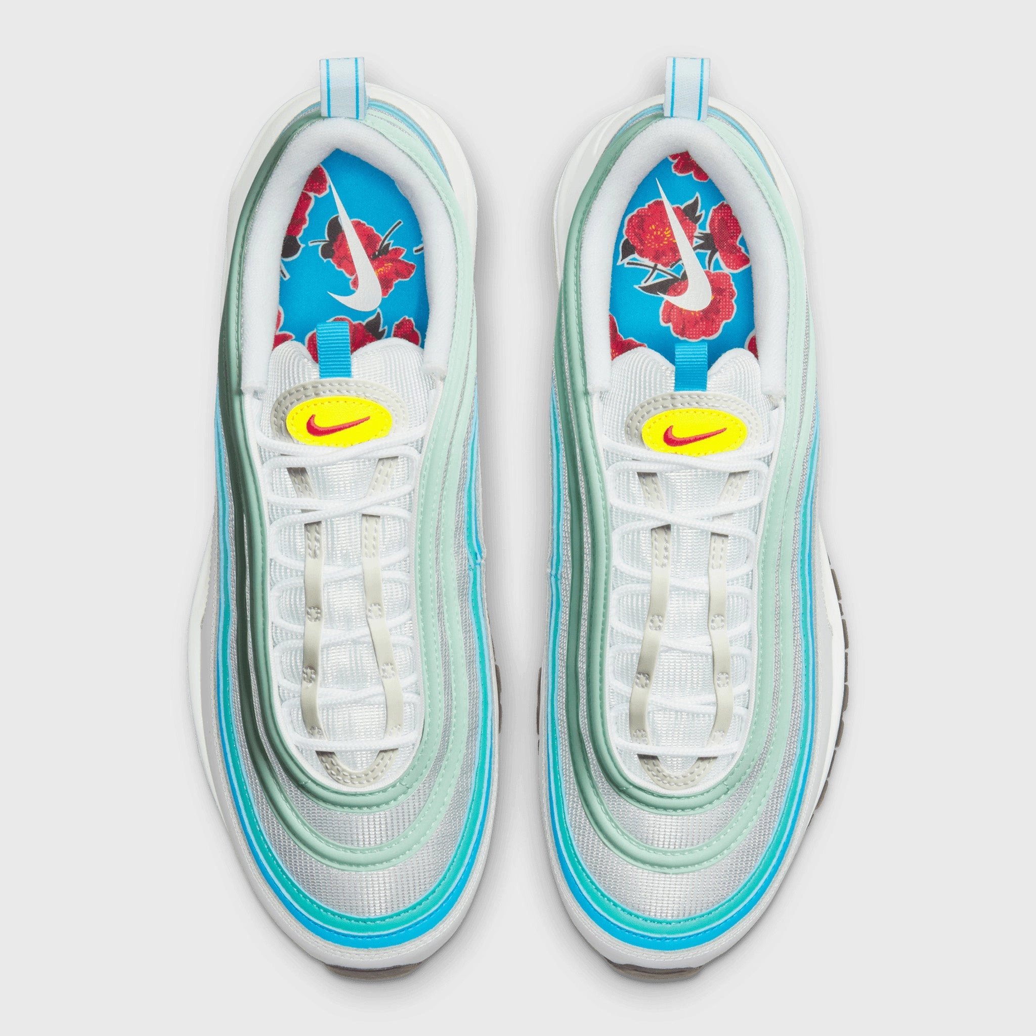 Nike Air Max 97 White / Siren Red - Laser Blue