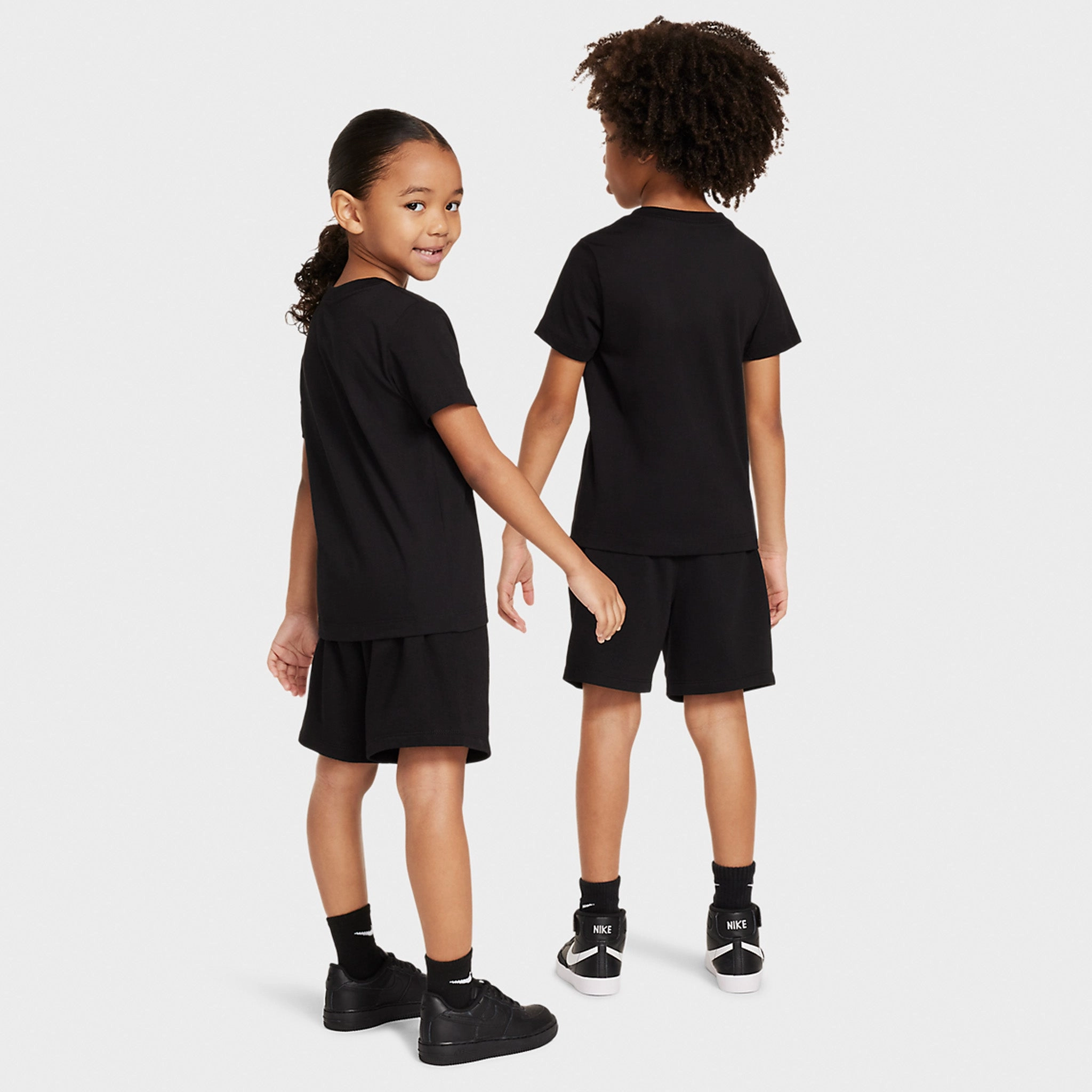 Nike Sportswear Childs' Club Knit Short Set / Black