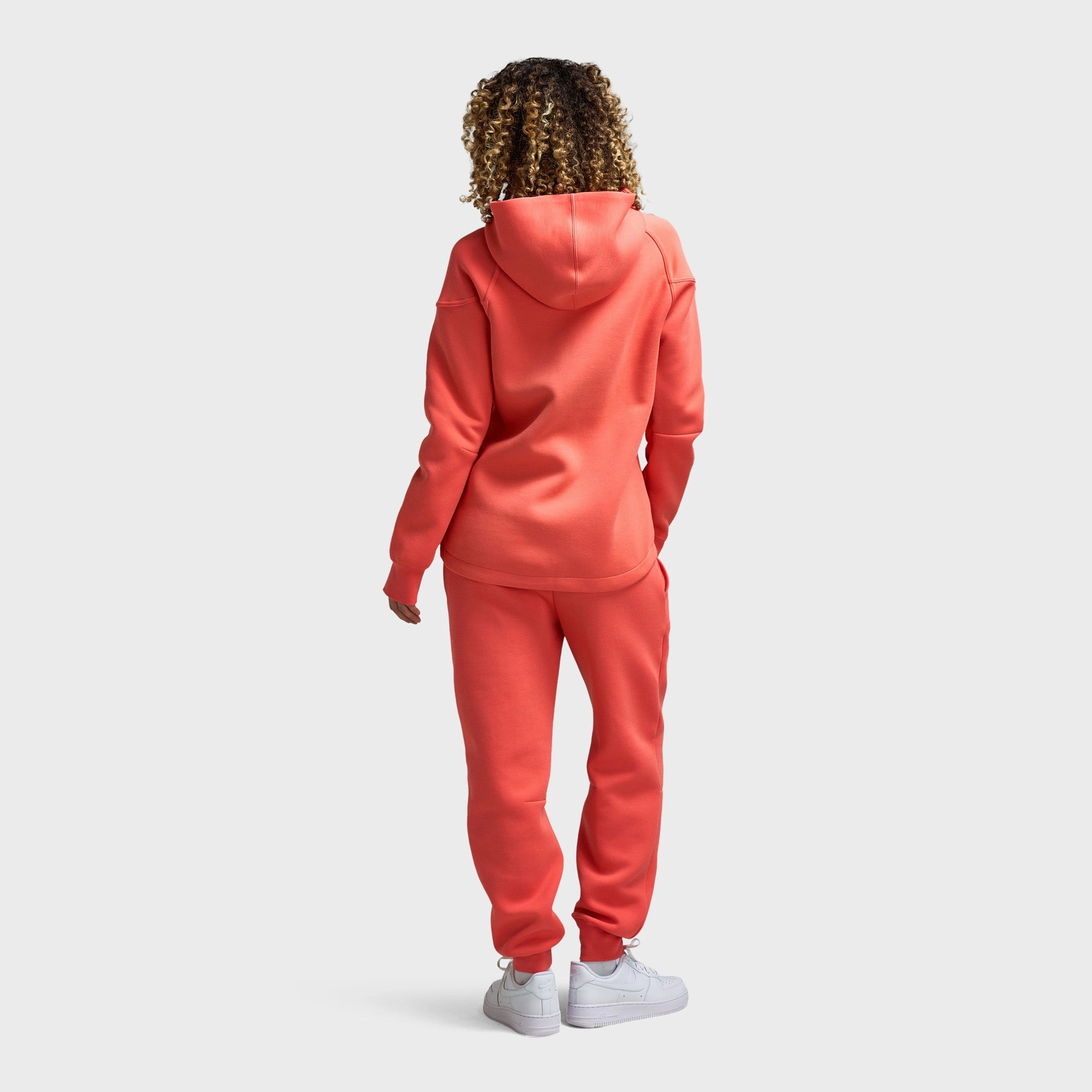 Nike Sportswear Women's Tech Fleece Full Zip Windrunner Hoodie Magic Ember / Black
