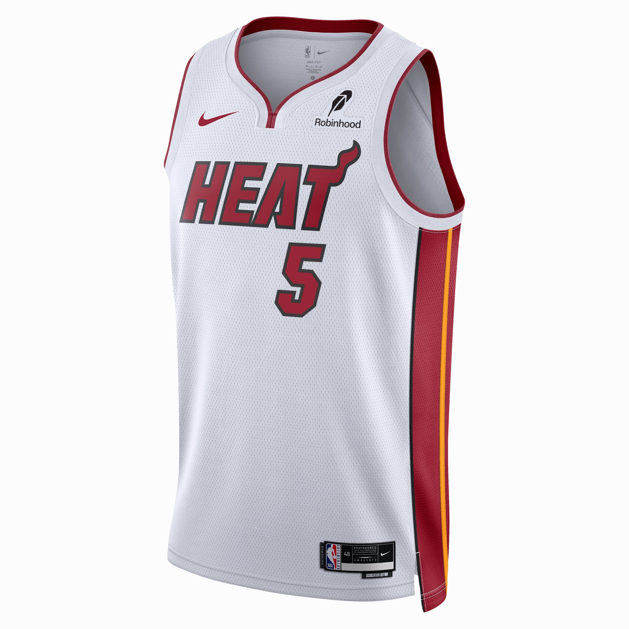 Nikola Jović Nike Miami HEAT Association White Swingman Jersey