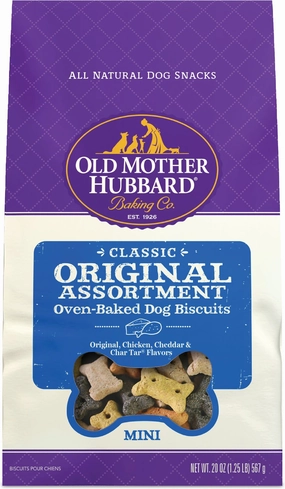 Old Mother Hubbard Crunchy Classic Natural Original Assortment Mini Biscuits Dog Treats