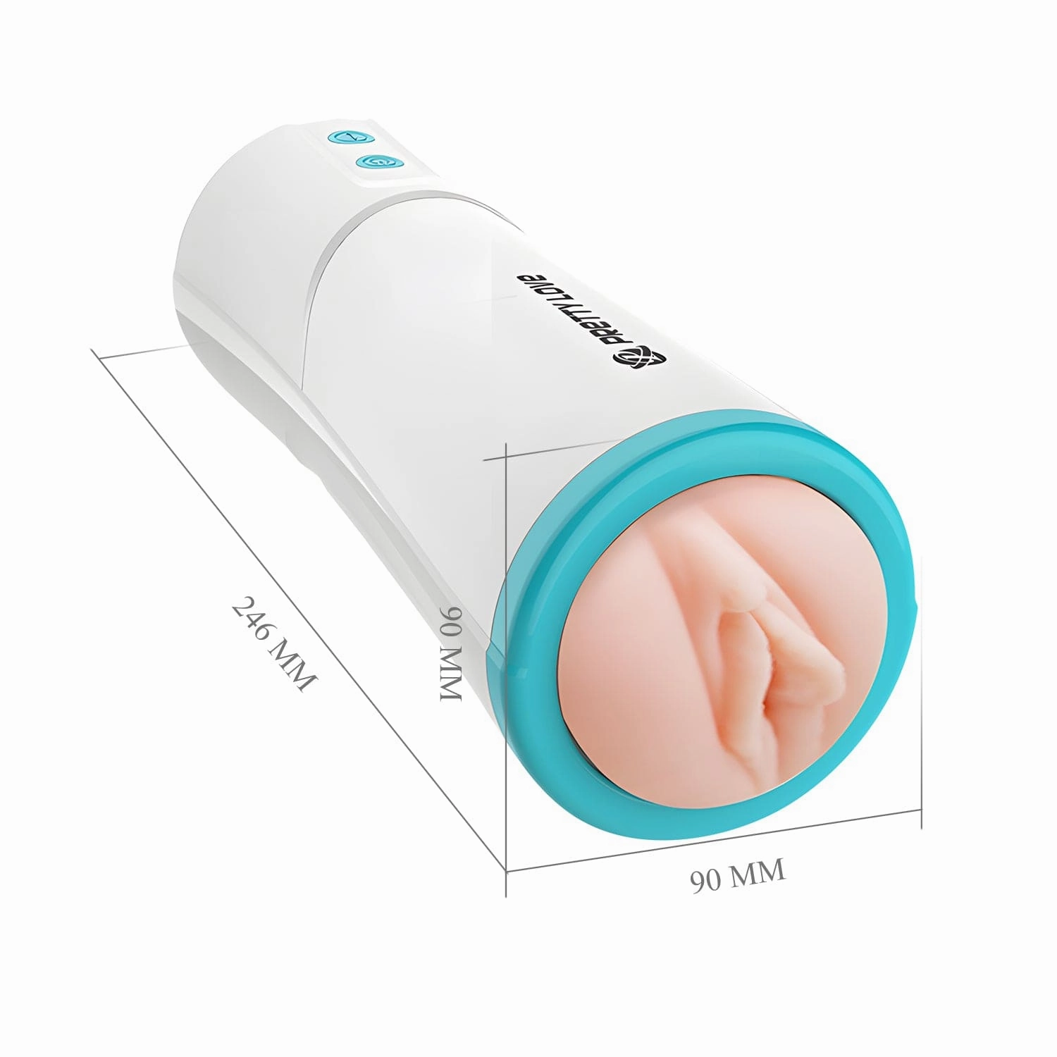 Pretty Love - Aby Automatic Thrusting Masturbator (White)