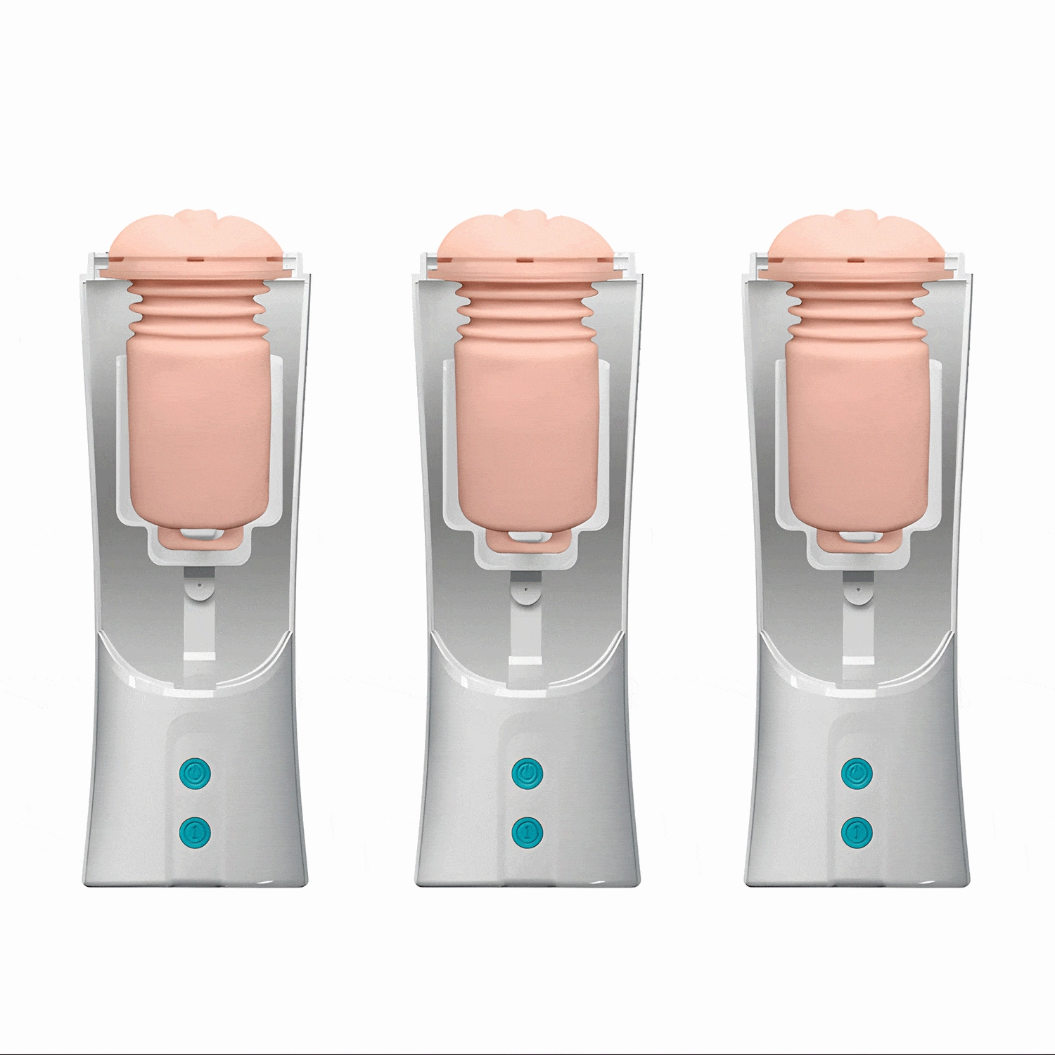 Pretty Love - Aby Automatic Thrusting Masturbator (White)