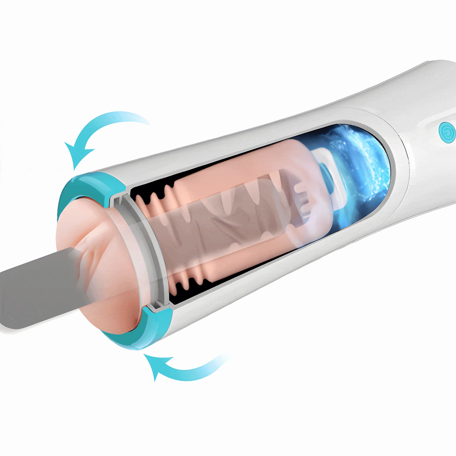 Pretty Love - Aby Automatic Thrusting Masturbator (White)