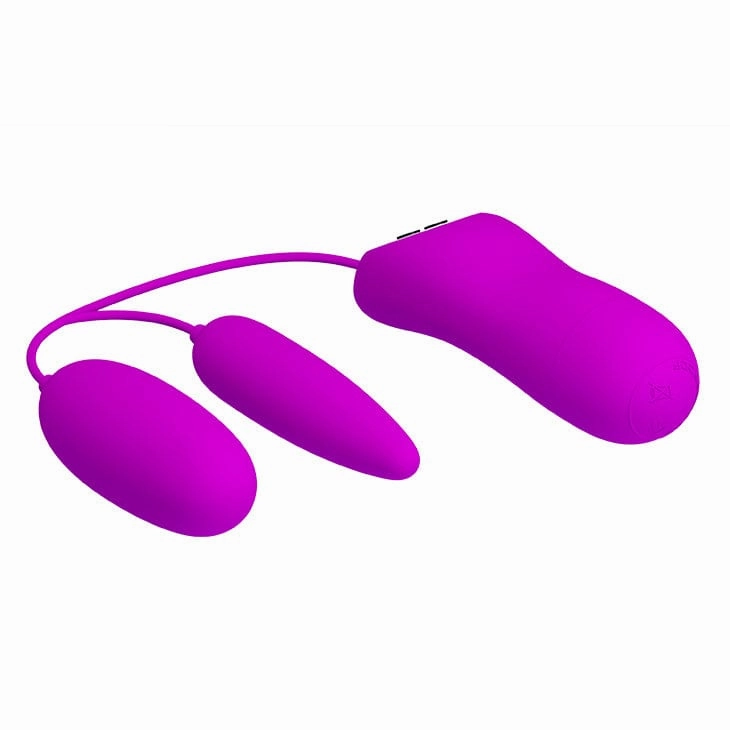 Pretty Love - Irma Remote Control Egg Massager Vibrator (Purple)