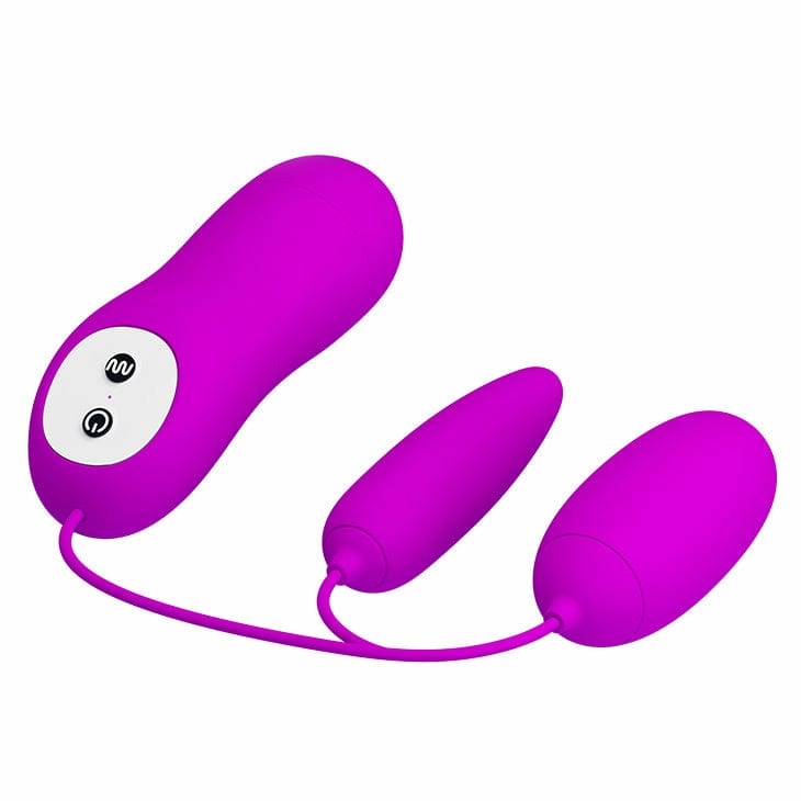 Pretty Love - Irma Remote Control Egg Massager Vibrator (Purple)