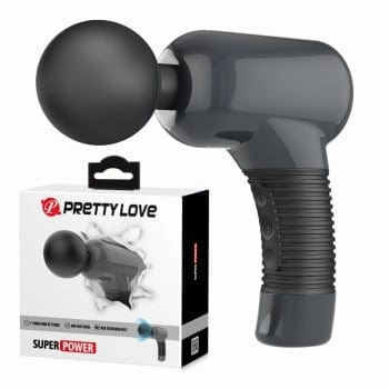 Pretty Love - Super Power Wand Massager Gun (Black)