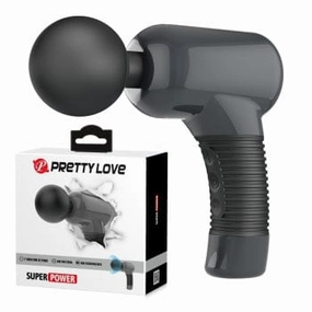 Pretty Love - Super Power Wand Massager Gun (Black)