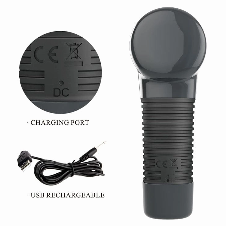 Pretty Love - Super Power Wand Massager Gun (Black)