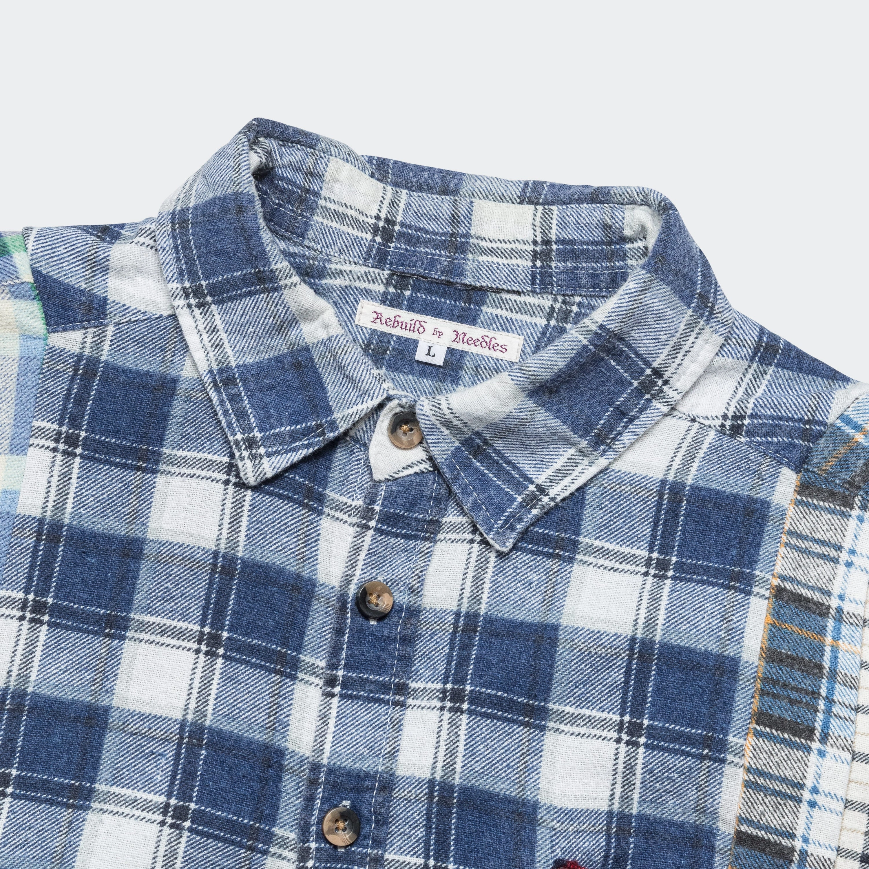 Rebuild Flannel 7 Cuts Shirt SS25 - Large #9