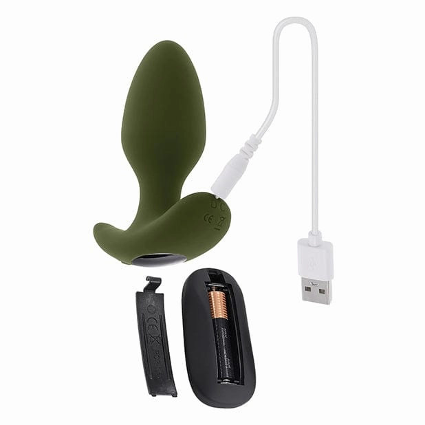Selopa - The Colonel Remote Control Anal Plug (Green)