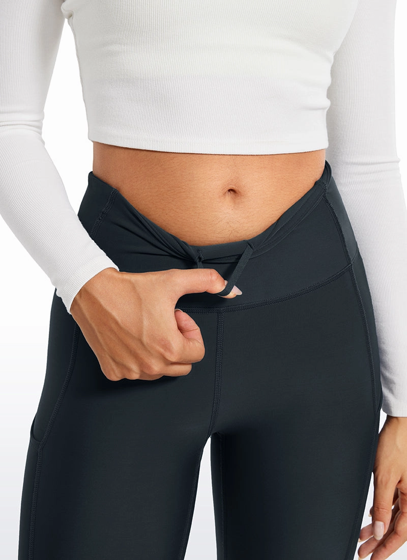 Thermal Fleece Lined Pocket Leggings 28''