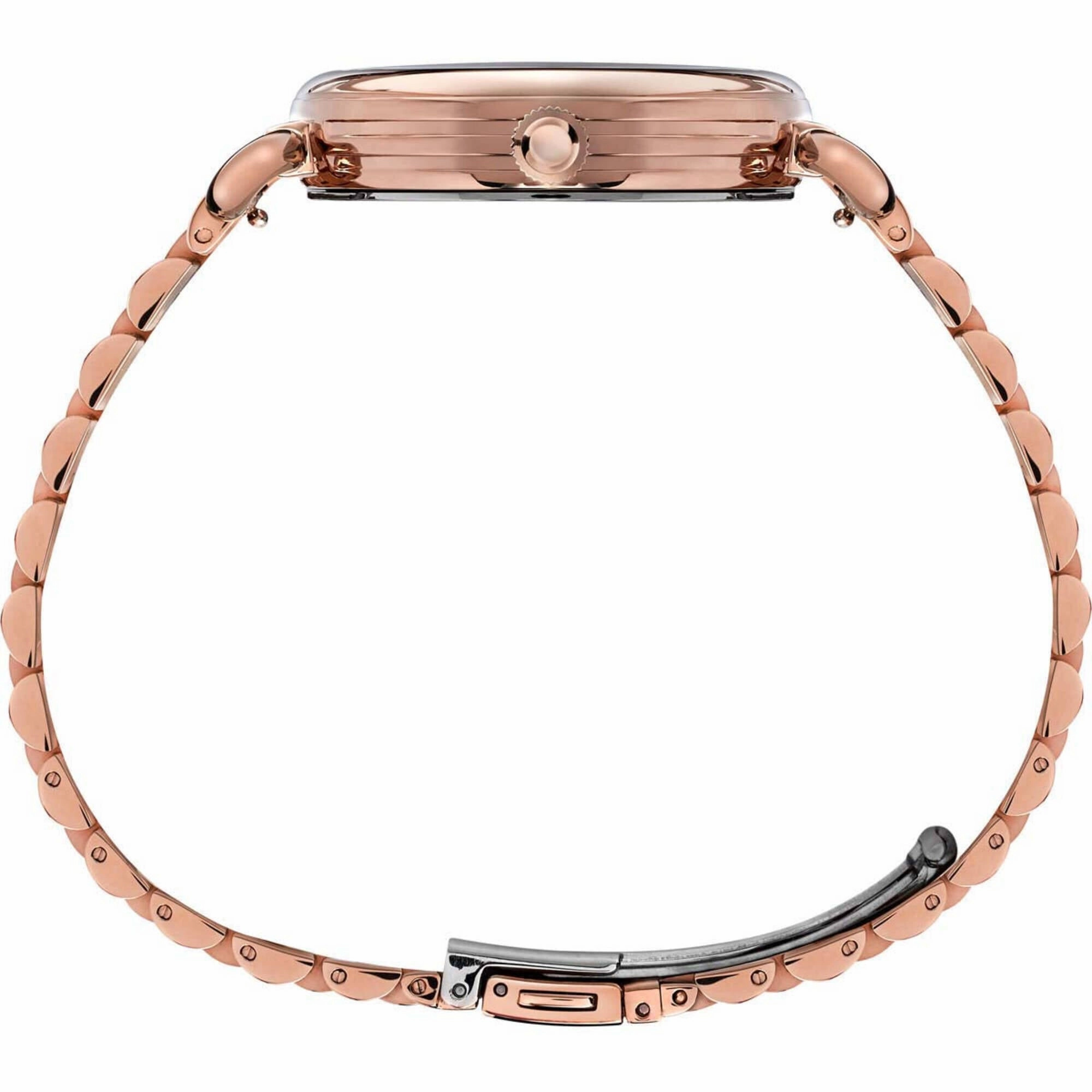 Timex Women's Watch - Heritage MOP Dial Rose Gold Tone Bracelet | TW2T89400VQ