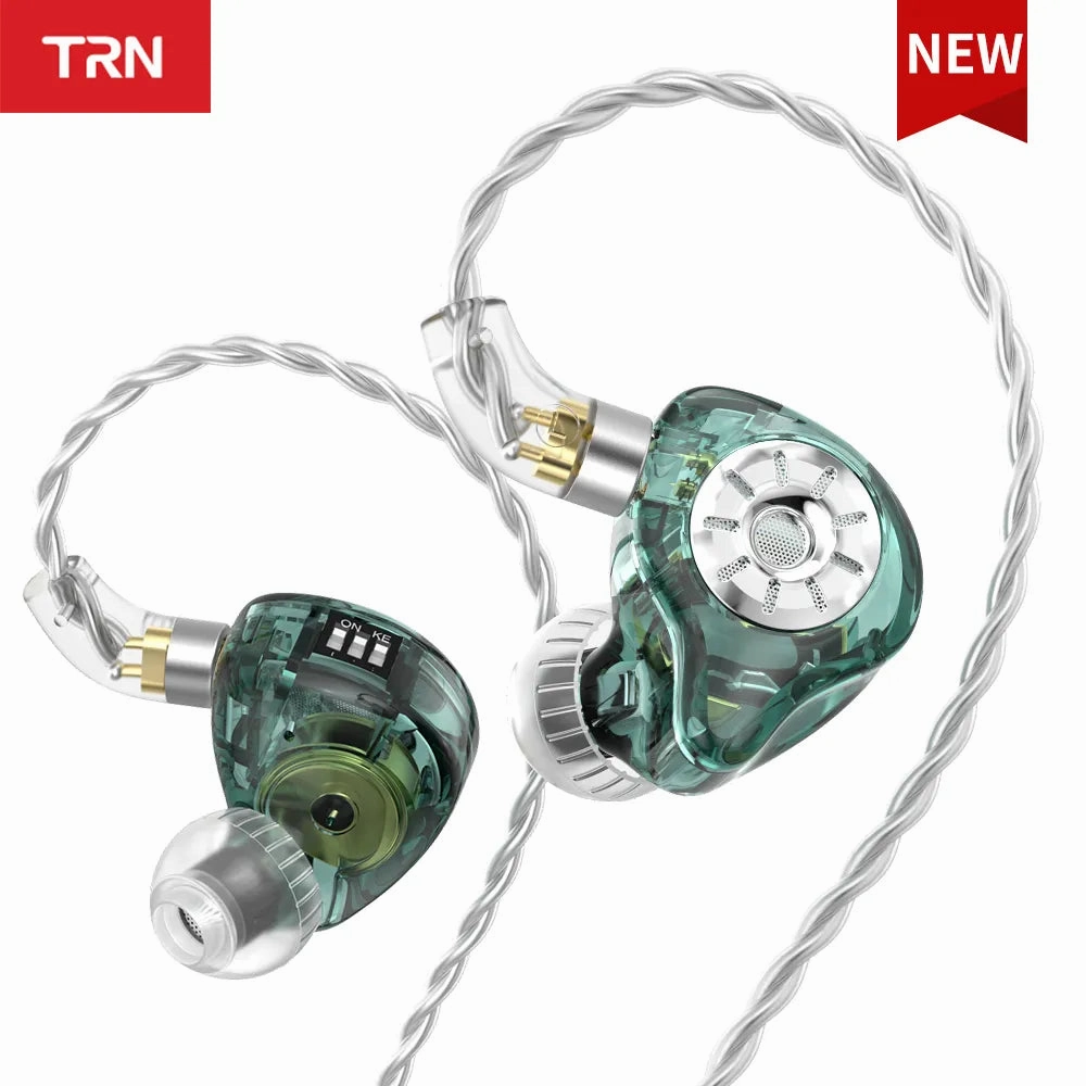 TRN ST1 PRO In-Ear Monitors 1DD   1BA Hybrid Driver Wired Earphone