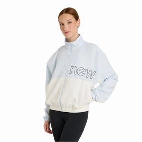 Women's Colour Blocked Graphic Woven Jacket