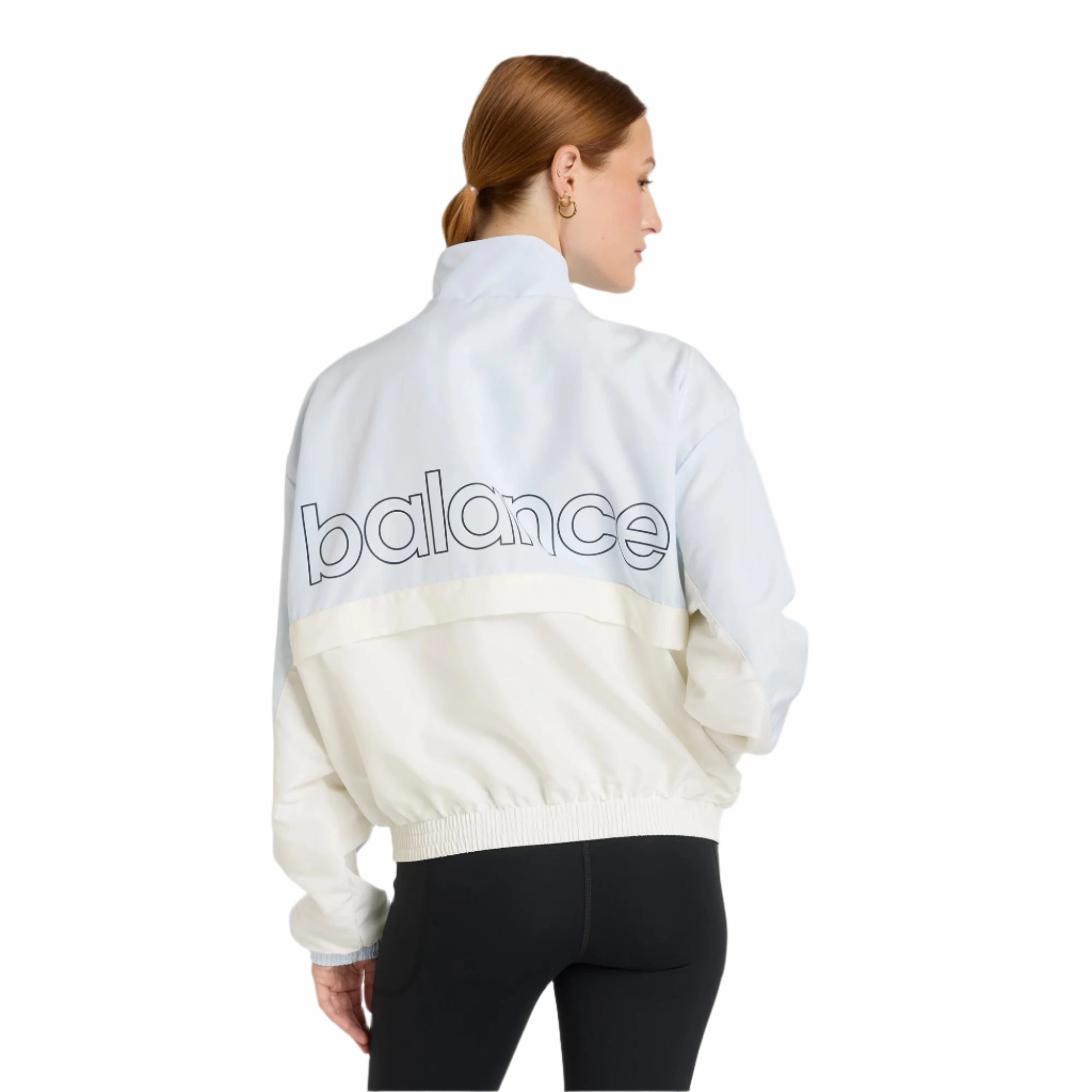 Women's Colour Blocked Graphic Woven Jacket
